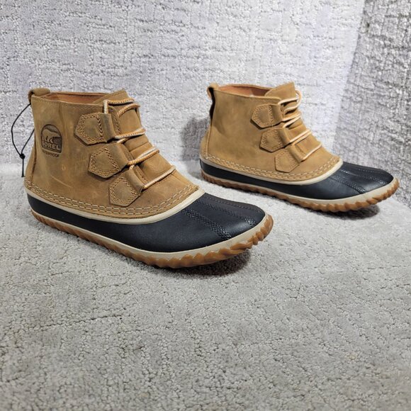 Sorel Shoes - Sorel Out N About NL2133-286 Womens Size US 7.5 Leather Waterproof Duck Boots
